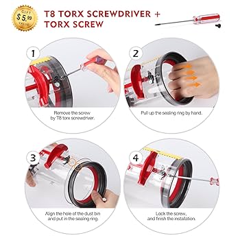 Amazon.com: Dust Bin Part Sealing Ring Replacement