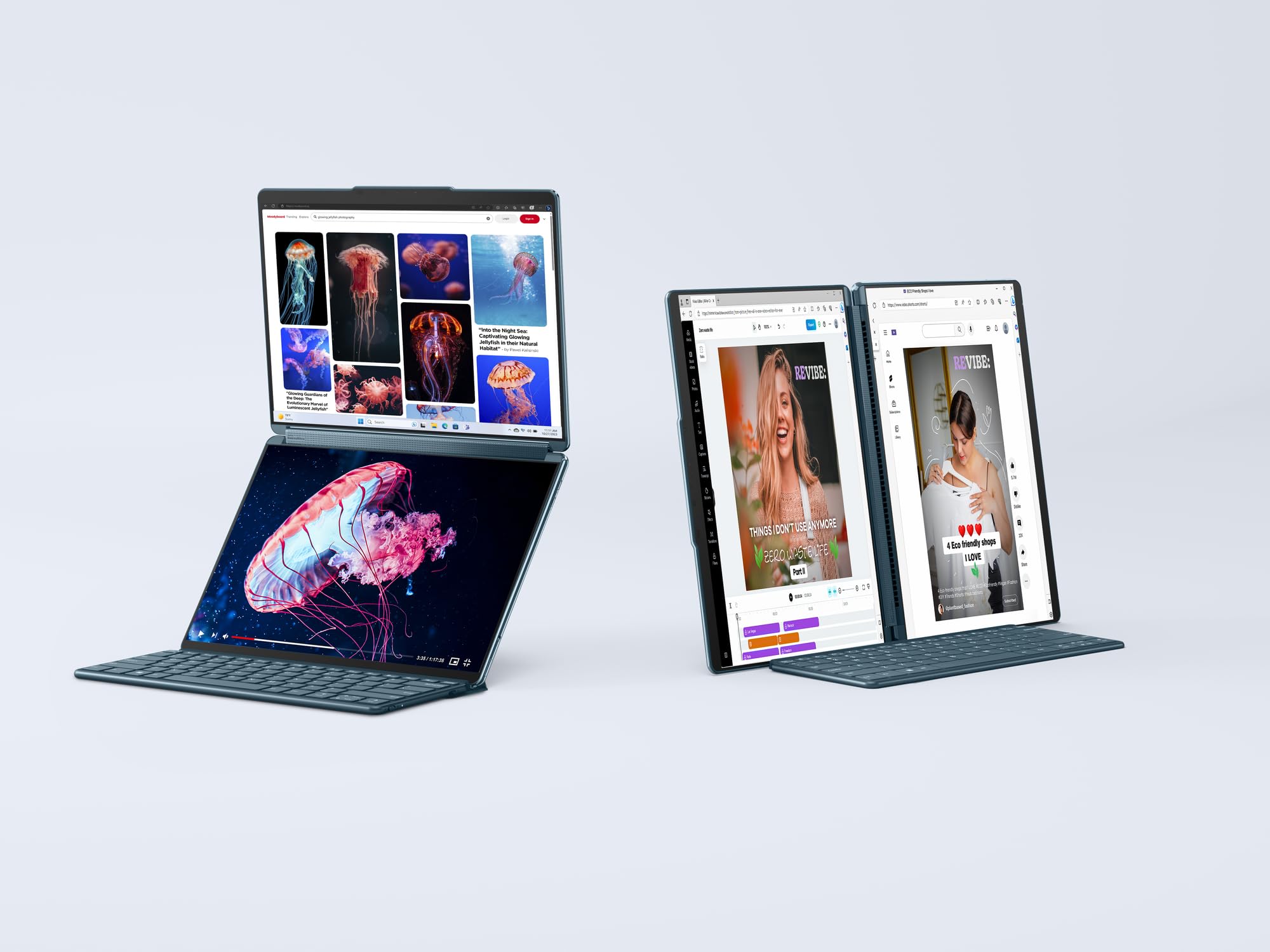 Lenovo Yoga Book 9 Gen 9 AI Convertible Laptop Dual Touch Screen