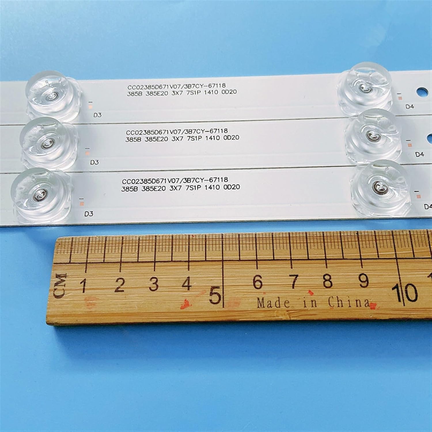 Backlight Strip Compatible with CC02385D671V07 CC02385D671V03 385B 385E20 3X7 7S1P for DM-LED39R201BT2 EX-39HT001B H39D8000Q M39D7000Q