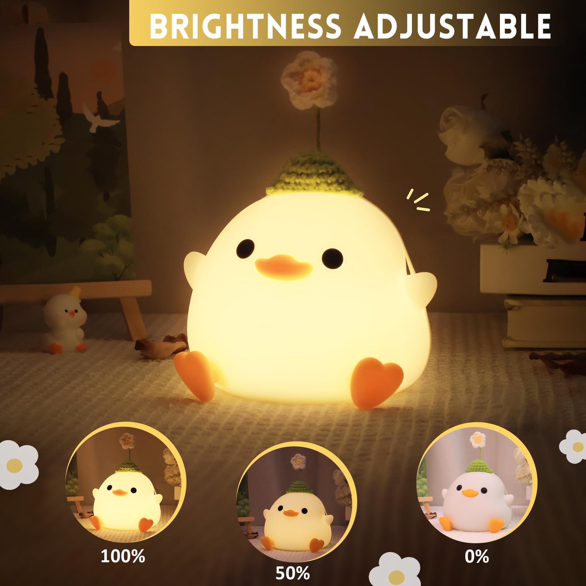 Amazon.co.jp : Dodo Duck ナイトライト、Okayeraかわいいフラワー