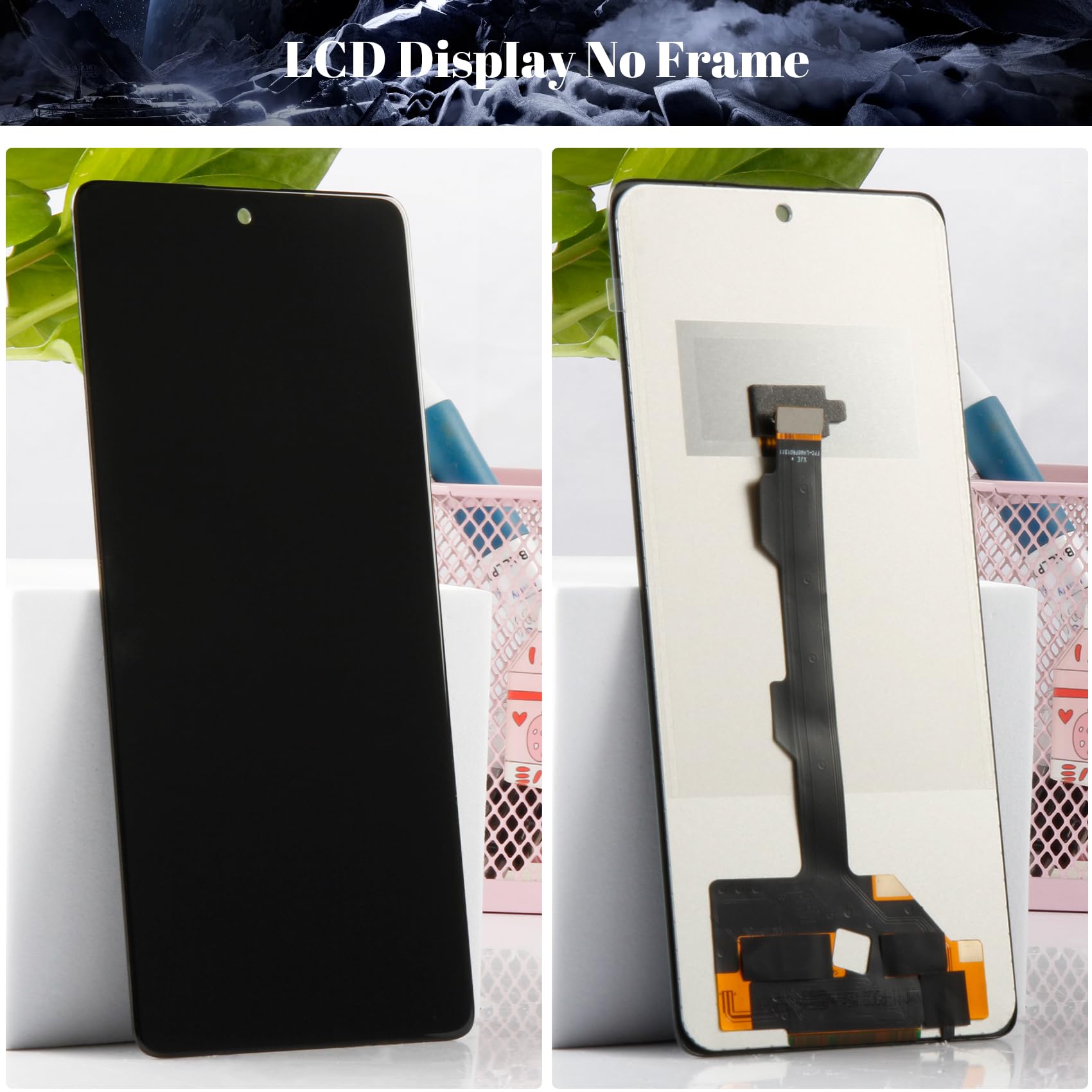 RongZy Schermo LCD per Xiaomi Redmi Note 13 PRO 4G Display Sostituzione per Redmi Note 13 PRO 4G 23117RA68G 2312FPCA6G Digitizer Assembly Vetro di Ricambio Touch Screen con Strumenti(6.67, Nero