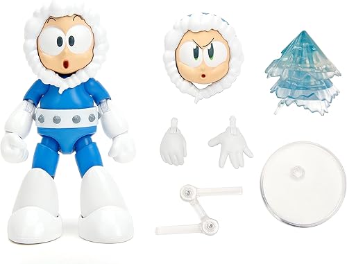 Miniatura 3 de Mega Man - Figura de acción de Ice Man de 4 pulgadas, juguetes para niños y adultos
