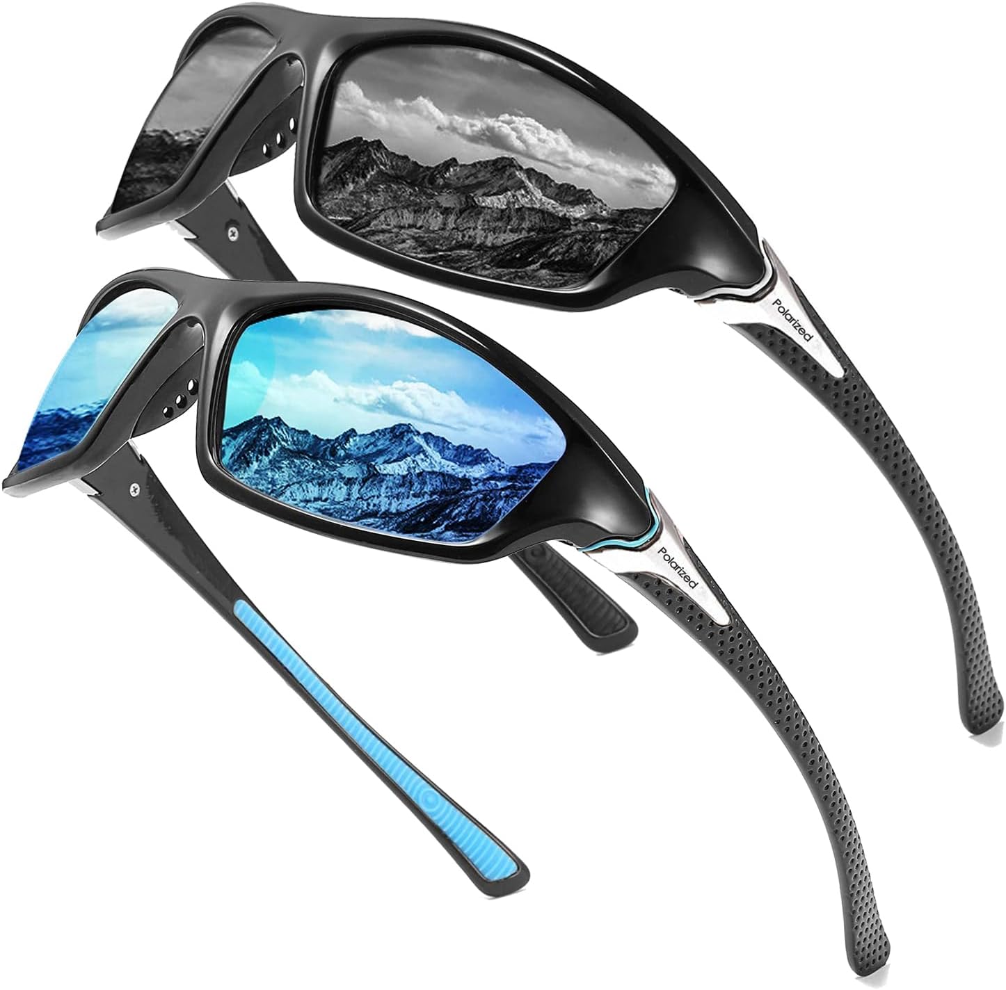 Polarized sunglasses for men/women;HD pilot lenses light frame; Golf/driving/fishing/travel Eyewear
