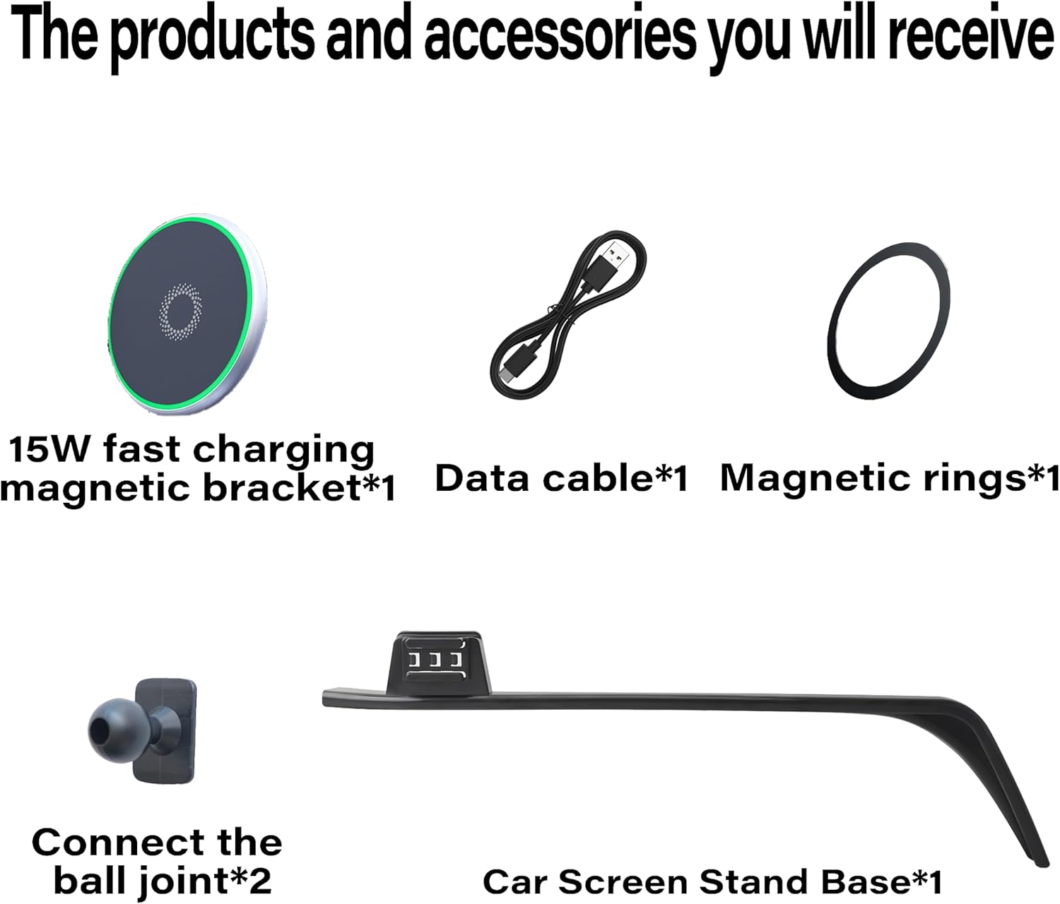 Car Phone Holder for 2022-2025 Lexus NX Accessories Apply to 9.8 Inch Touch Screen15W Fast Wireless Charger Screen Fixed Clip Cell Phone Mount
