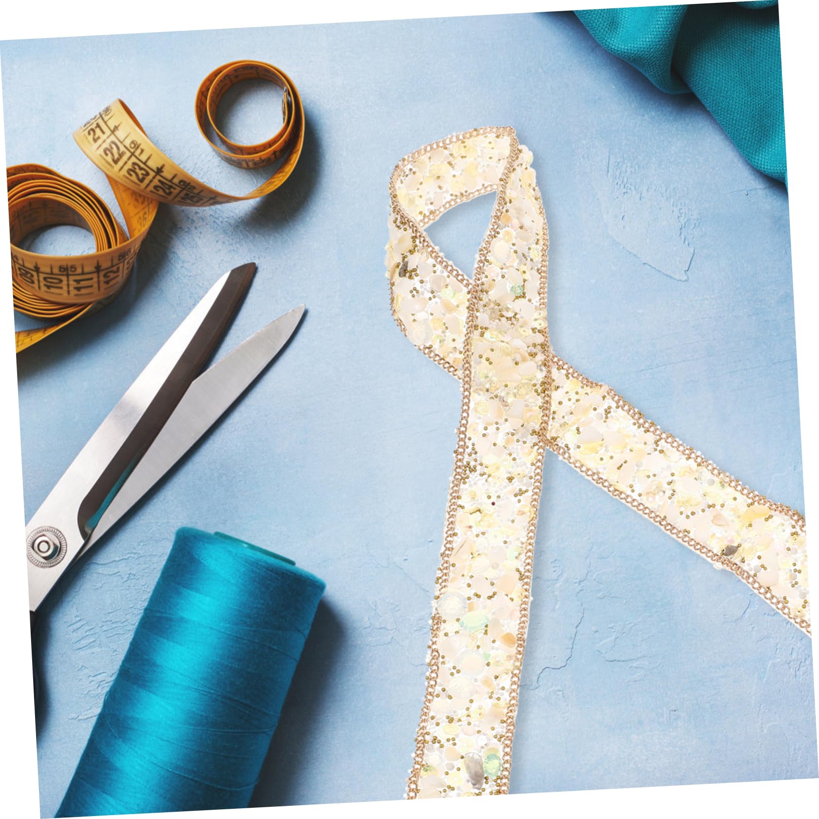 Lurrose 5rollen Dekoratives Strassband Selbstklebendes Rhinestone-ribbon Für Kleidung Und Bastelprojekte Mit Glitzer Für Hochzeiten Kostüme Und Kreative Dekorationen