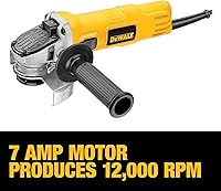 Vista 4 de Moledora angular pequeña DEWALT DWE4011 con protección One-Touch de 4-1/2 pulgadas