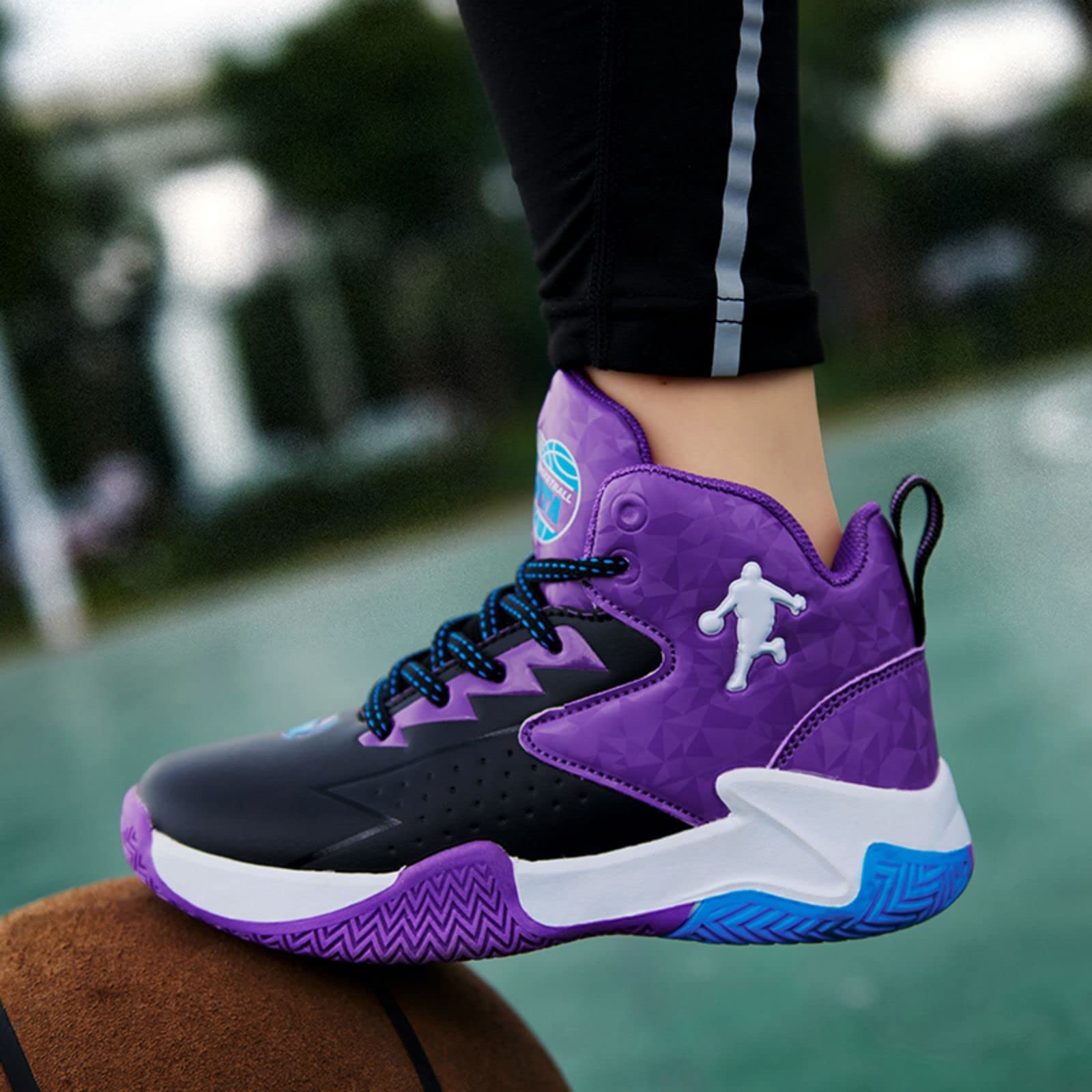 Chaussures de Basket - Ball pour Enfants légères et Confortables Sneakers Chaussures de Course