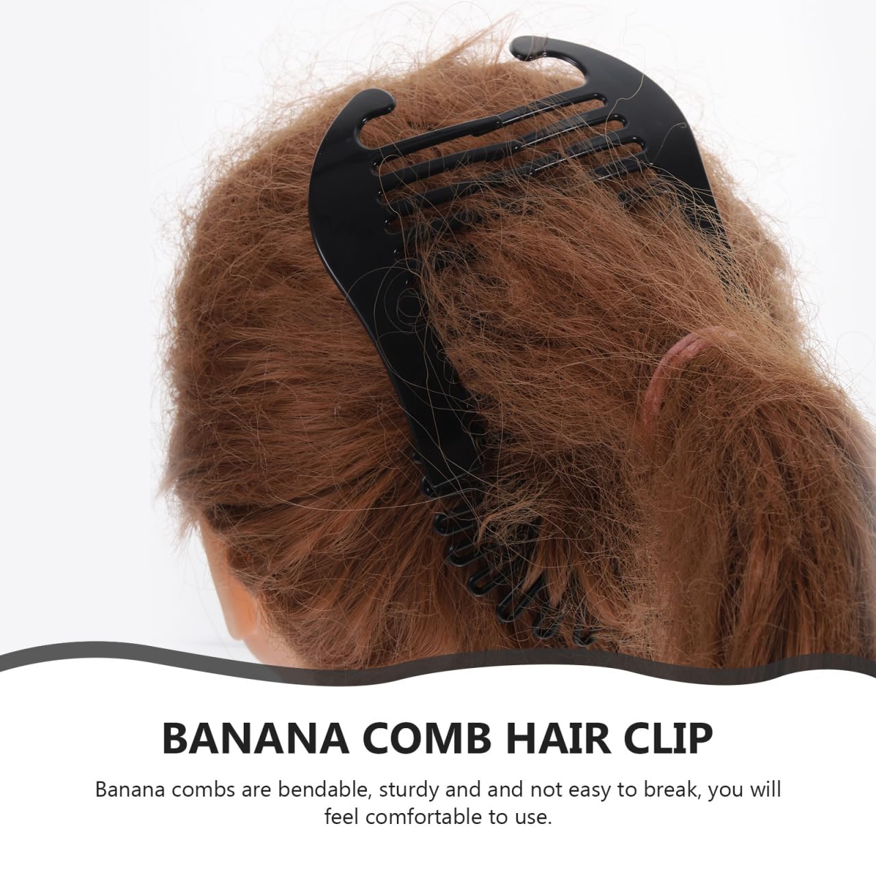 FRCOLOR Banana Hair Clips Set - Braiding Tools, Fishtail Clips, Double Hair Combs, Locking Accessories for Dreads and Braided Hairstyles image 4