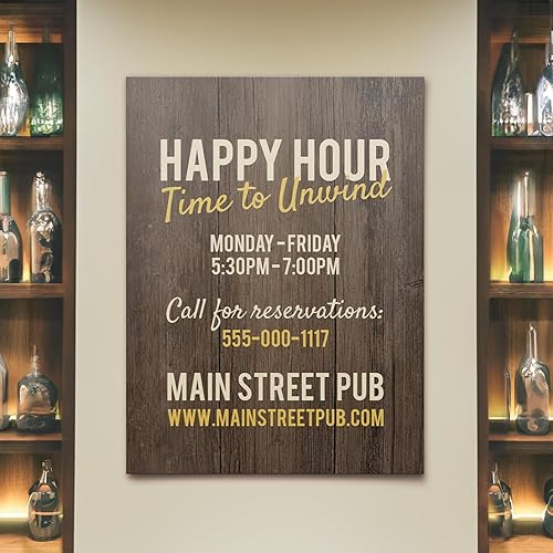 Miniatura 7 de STAPLES - Póster semibrillante personalizado, impresión personalizada de 36 pulgadas de ancho x 24 pulgadas, ideal para decoración del hogar u