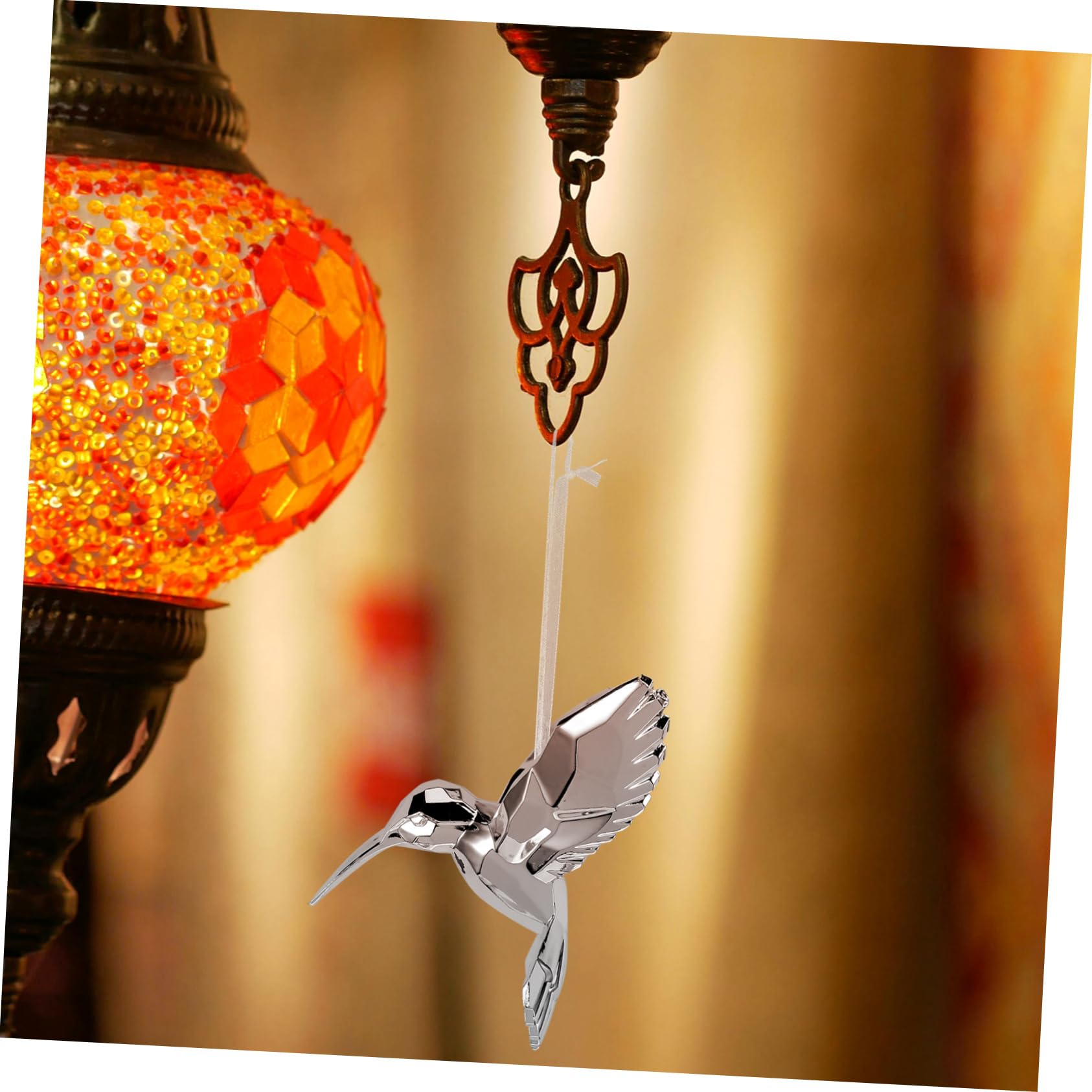 BESPORTBLE 9pezzi Decorazioni Per Uccelli Acrilico Pendenti Di Eleganti Per Decorazioni Natalizie e Festive Ornamenti Da Appendere Per Ambienti Interni Ed Esterni