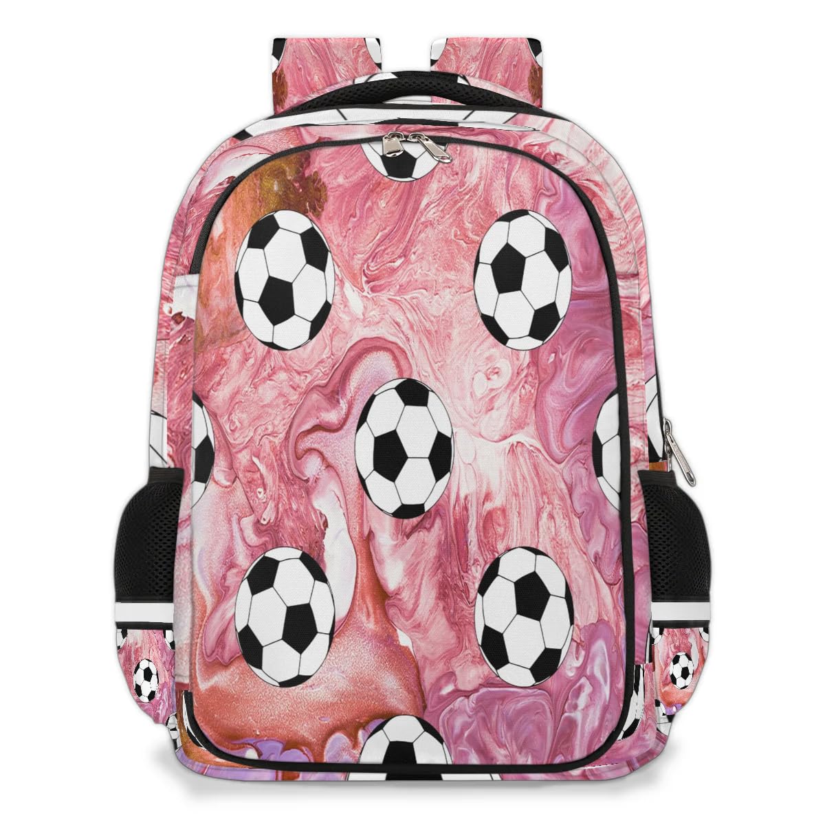 Piłka nożna plecak sportowy wielofunkcyjny plecak marmurowy plecak piłkarski plecak szkolna torba na książki turystyka podróż na co dzień laptop plecak torby dla chłopców dziewcząt mężczyzn kobiet,
