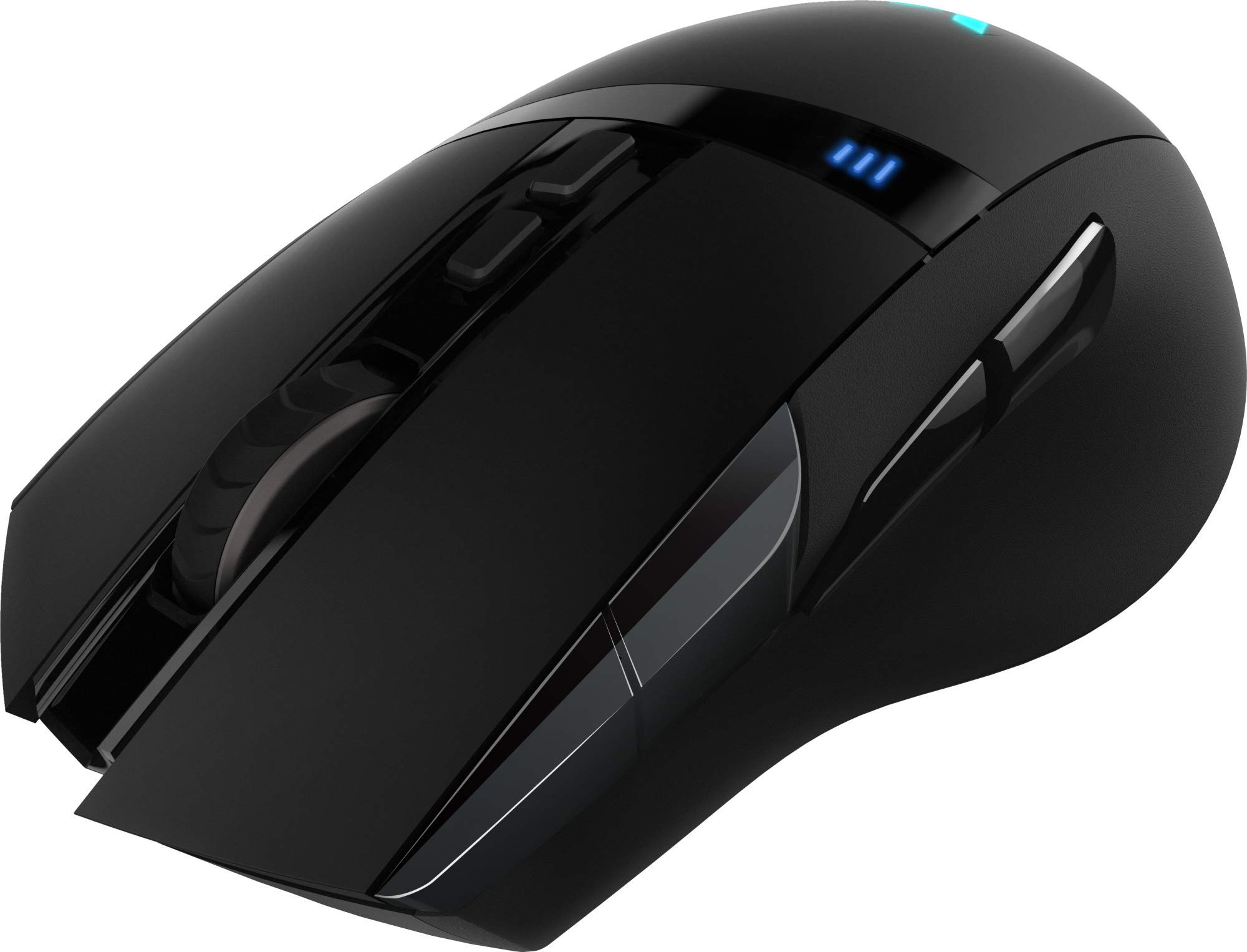 Rapoo VPRO VT350 bezprzewodowa mysz gamingowa, programowalne przyciski, czujnik 5000 DPI, system oświetlenia LED, ergonomiczny, dla osób praworęcznych PC i Mac, kolor czarny