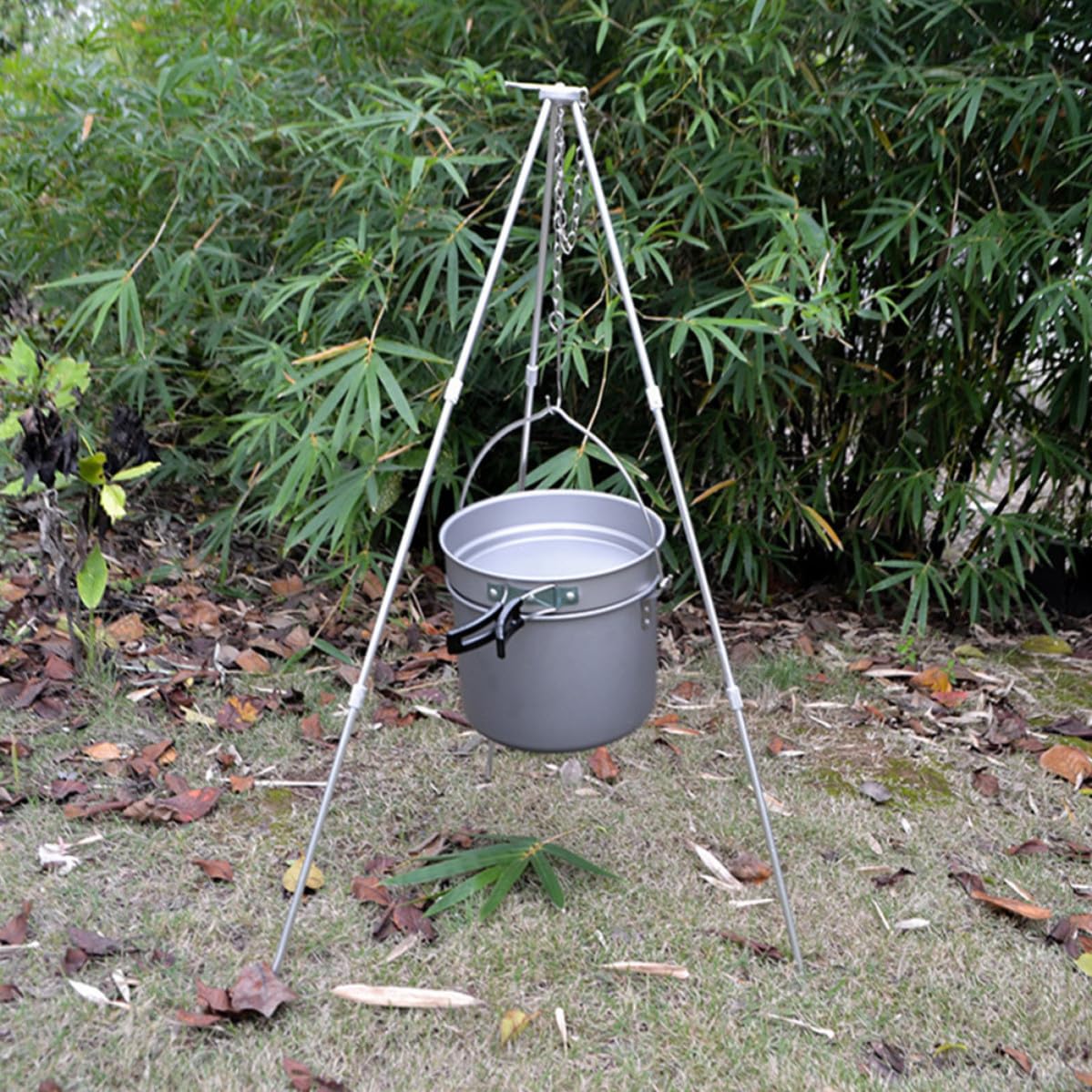 Juego de Ollas para Acampar de Aluminio para 5-6 Personas
