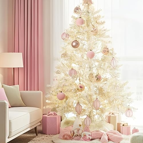 Miniatura 143 de DN DECONATION Deep Red Glass Christmas Ornaments, Set of 9, 3.15' Hanging Christmas Baubles for Xmas Tree Decoration, Wedding Party Gift