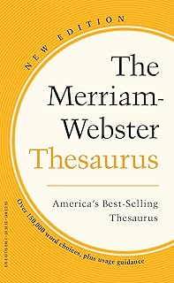 The Merriam-Webster Thesaurus - America's Best-Selling Thesaurus - Mass Market Paperback