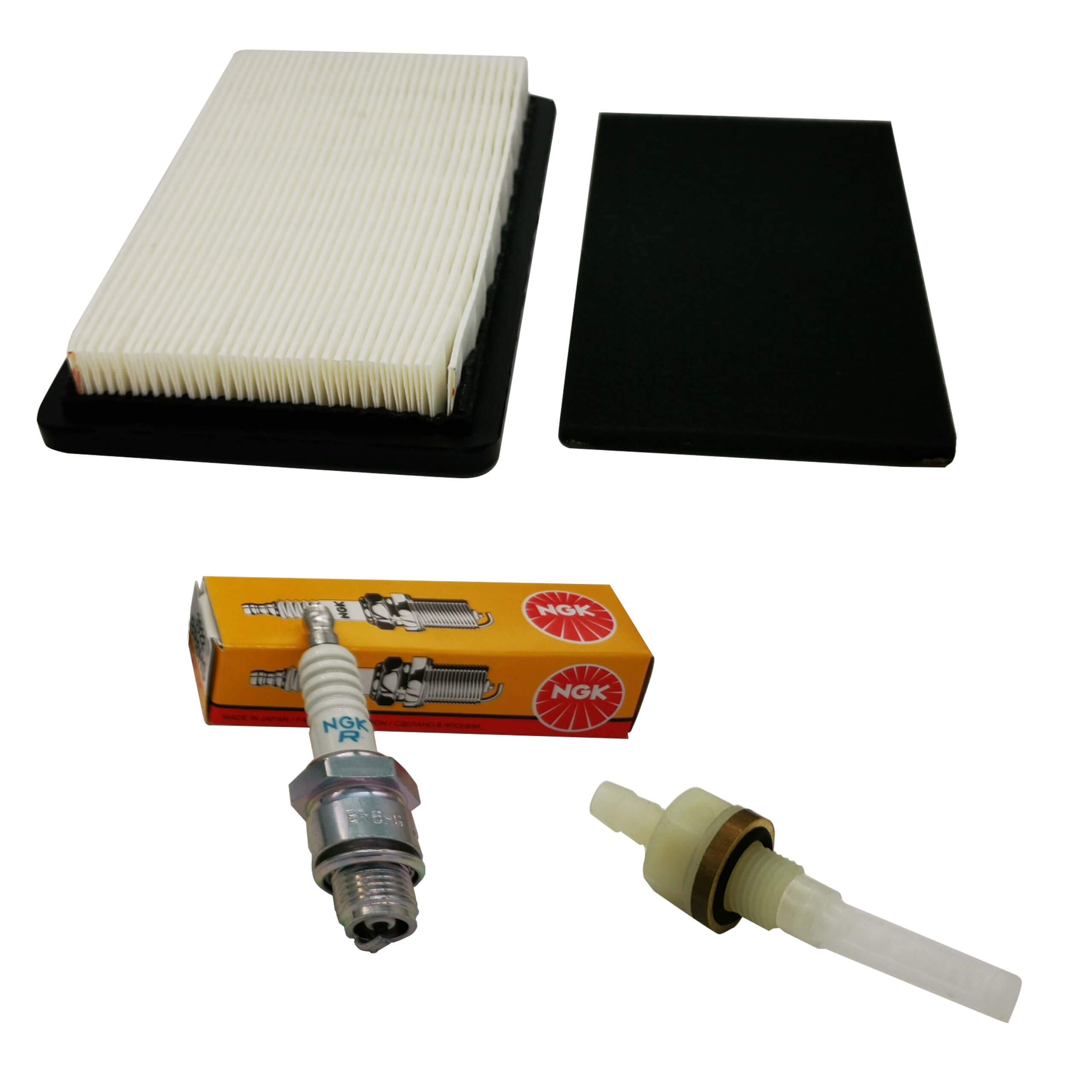 SPERTEKMaintenance Kit Air Filter Combo+ NGK spark plug + Union for Subaru Robin EX35, EX40