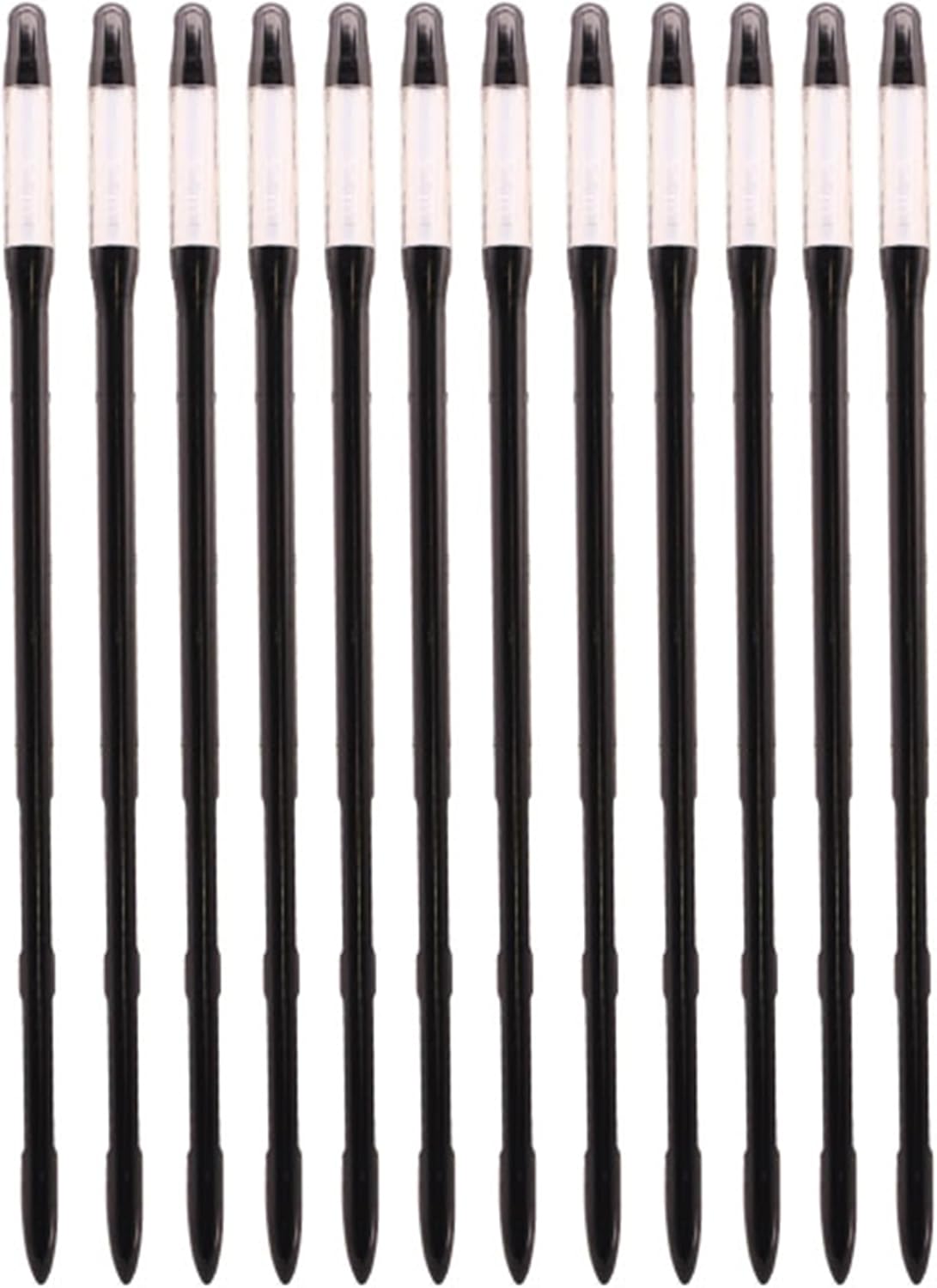 IPPINKA Sustee Aquameter - Large - Black - Bundle of 12 - Leave-in Soil Moisture Meter for Potted Plants - Plant Water Sensor - Refillable