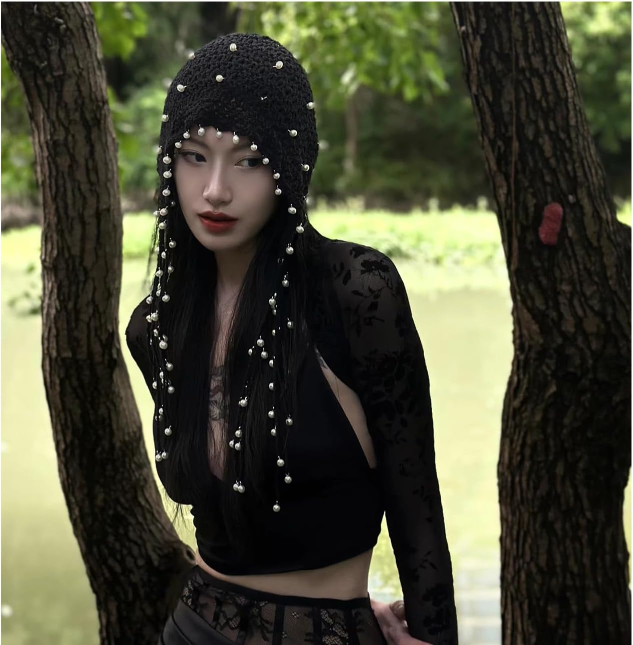 Cotton Handmade Crochet Beanie Hat Cap for Women