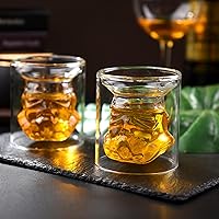 Vista 4 de Whiskey Decanter Set Creative Whiskey Carafe Decanter with 2 Glasses Clear Stormtrooper Wine Bottle Decanter for Wine Vodka Liquor Scotch Whikey