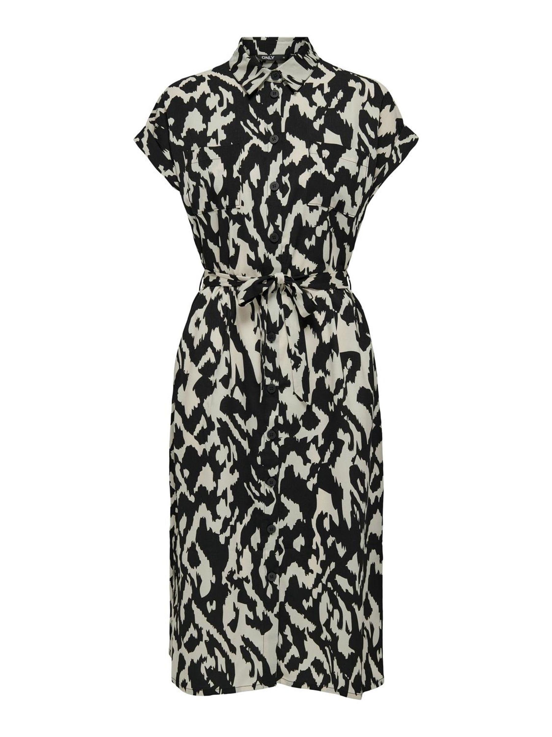 ONLY Shirt Dress ONLHANNOVER Midi Dress Birch 3, 36