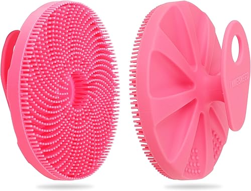 INNERNEED Cepillo de ducha exfoliante y masajista de silicona más higiénico, herramienta de baño, para todo tipo de piel, espuma bien, vida útil más