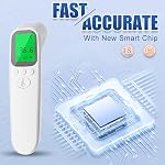Digital Infrared Thermometer for Adults & Kids with Fever Alarm, 2 x 32 Memory Function, Fast & Accurate Temperature Reading, Reliable Baby Thermometer for Home Use