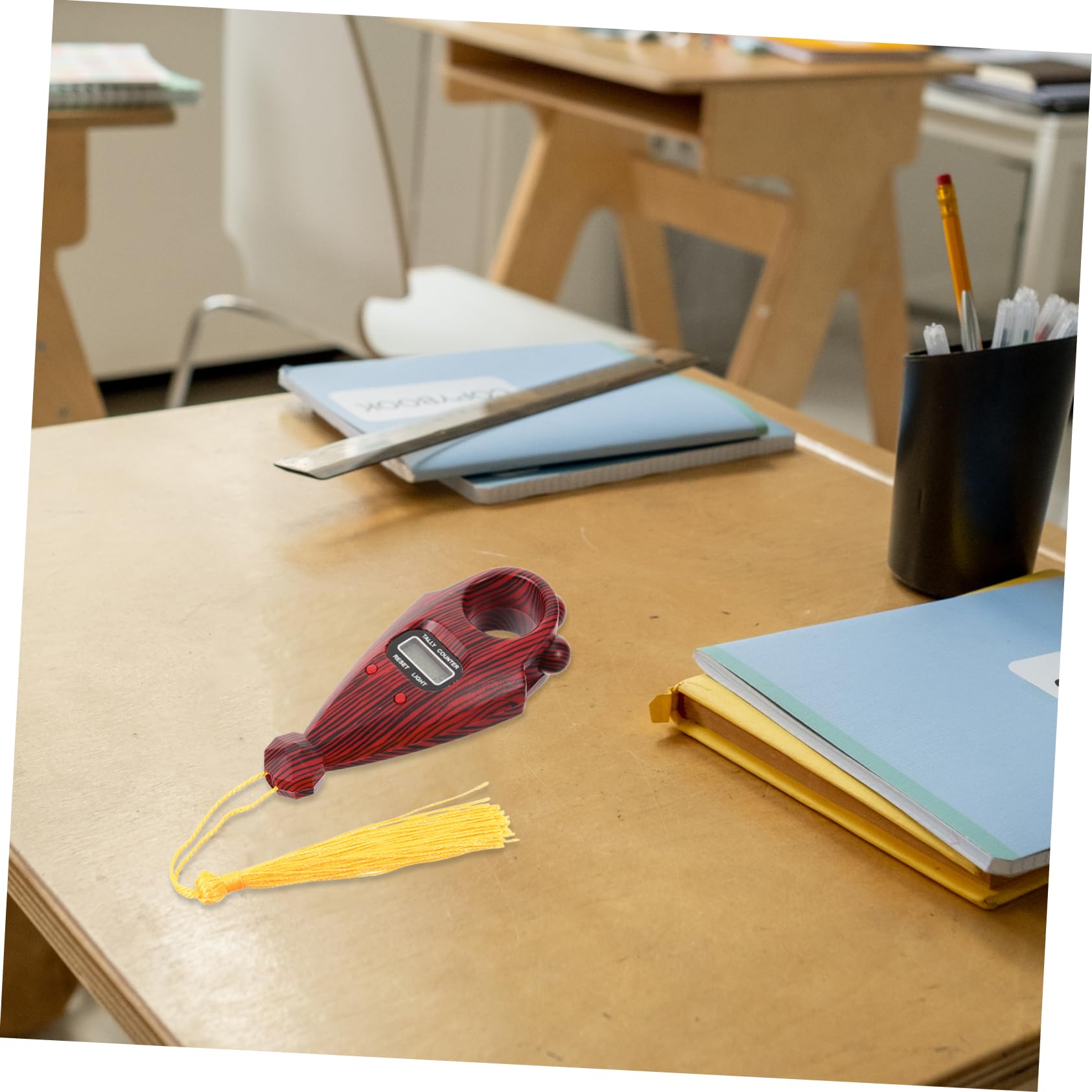 Toyvian 5 Stück Elektronischer Zähler Zähler Kleiner Digitaler Reihenzähler Handperlenzähler Clicker Tally Counter Digitalzähler Elektronischer Digitalanzeigezähler Strickzähler Holz