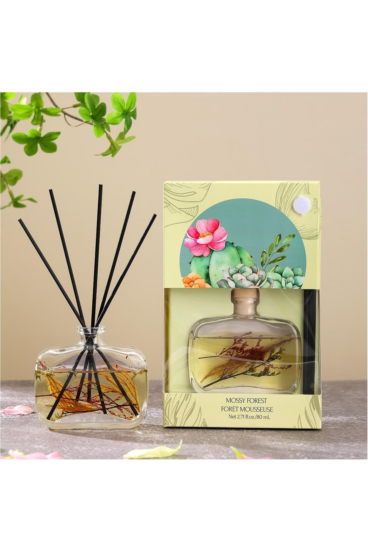 Miniso Sudaki Çiçek Serisi Oda Kokusu - Yosunlu Orman 80 Ml