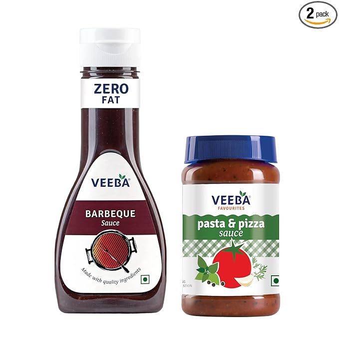 Pasta-Pizza Sauce,525g & Barbeque Sauce Pet Bottle,330g - Pack of 2