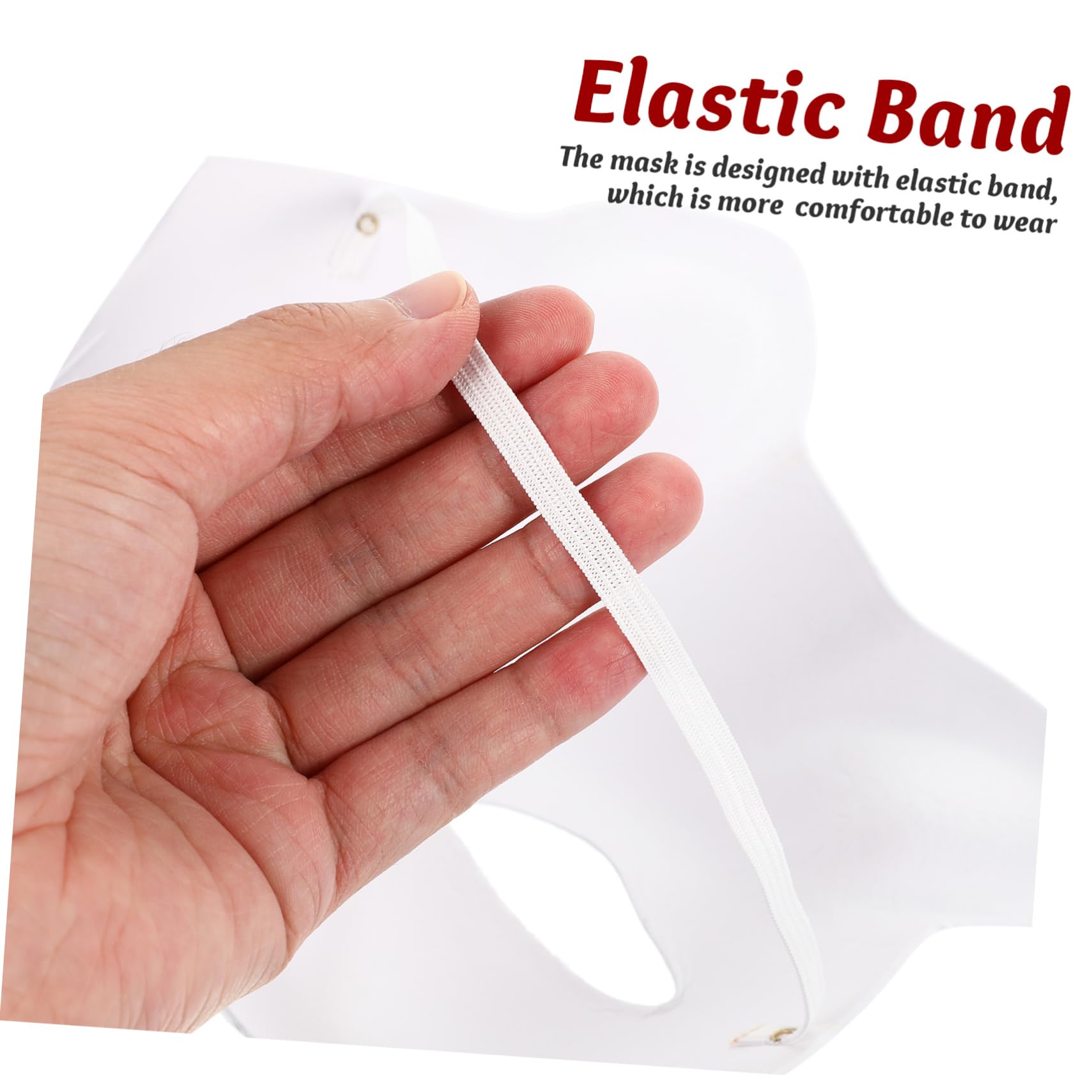 Homoyoyo 20pezzi Maschere Per Diy Maschere Vuote Per e Cosplay Ecologica Cat Face Per e