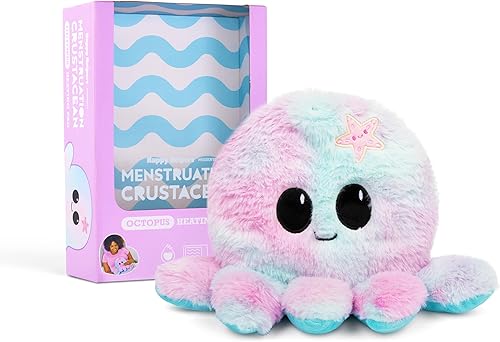 WHAT DO YOU MEME Happy Helpers Pultopus Plush  Almohadilla térmica de crustáceos para menstruación para calambres disponible en Yaxa Guatemala