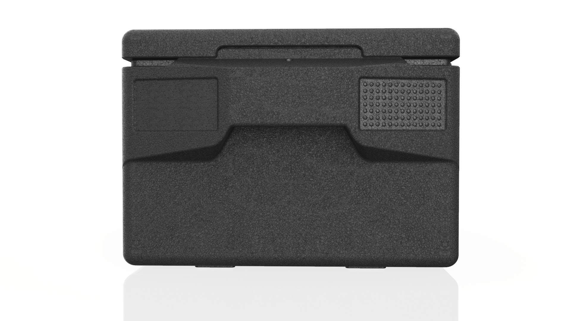 Professional GN 1/1 schwarz 48L Comfortgriff – Thermobox für Essen, Styroporbox-Alternative, Warmhaltebehälter & Kühlbox, hygienisch, temperaturbeständig von -40 °C bis +120 °C