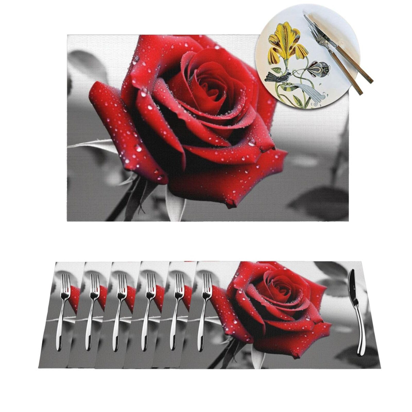 Sets de table antidérapants et lavables pour protection de cuisine
