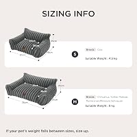 BEDSURE Ortopédikus Macskaagy 61x46cm, Mosható Puha Kisállat Ágy Kutyáknak 6