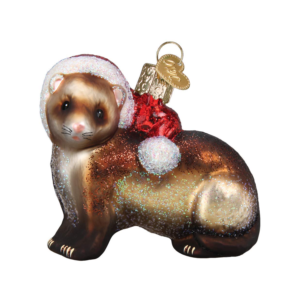 Old World Christmas Christmas Ferret 3 x 2.75