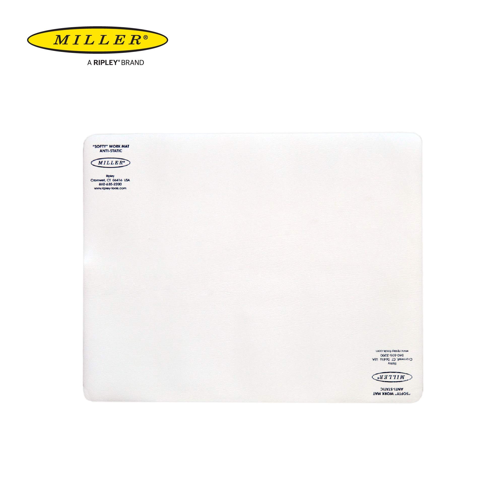 Miller Softy Series White Anti-Static Disposable Work Mat, Easily Portable  Workbench Mat Top for Technicians, Electricians, and Installers, 11 Inches  x 14 Inches x 0.06 Inches - - Amazon.com