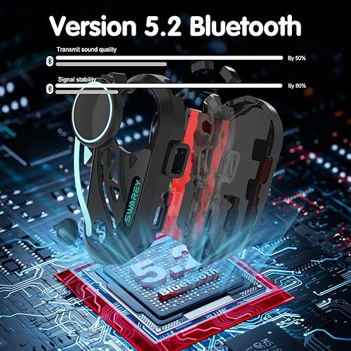 Miniatura 6 de V8 - Auriculares Bluetooth para motocicleta, intercomunicador de casco con FM y música compartida, cancelación de ruido, DSP y CVC HiFi Stereo 1000M