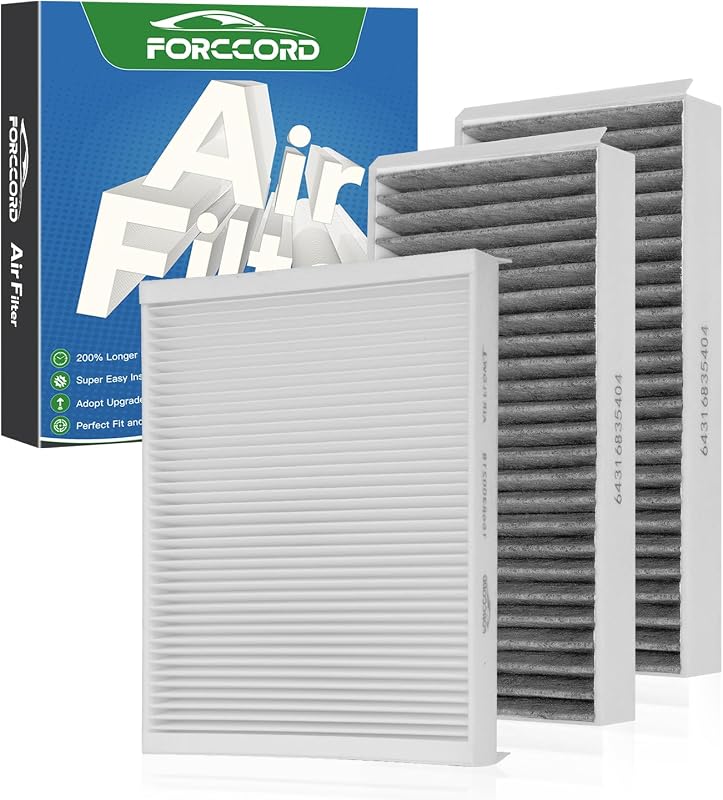 Kit de Filtros de Ar da Cabine e do Motor Forccord para Mercedes-Benz GLE, ML, GL e GLS – 3 unidades