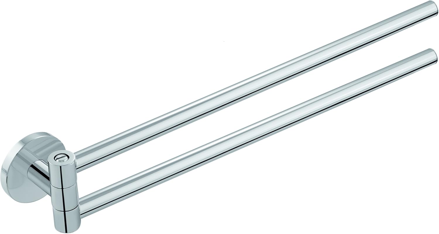 Cosmic 2400175 - Toallero giratorio doble 44cm cromo : Amazon ...