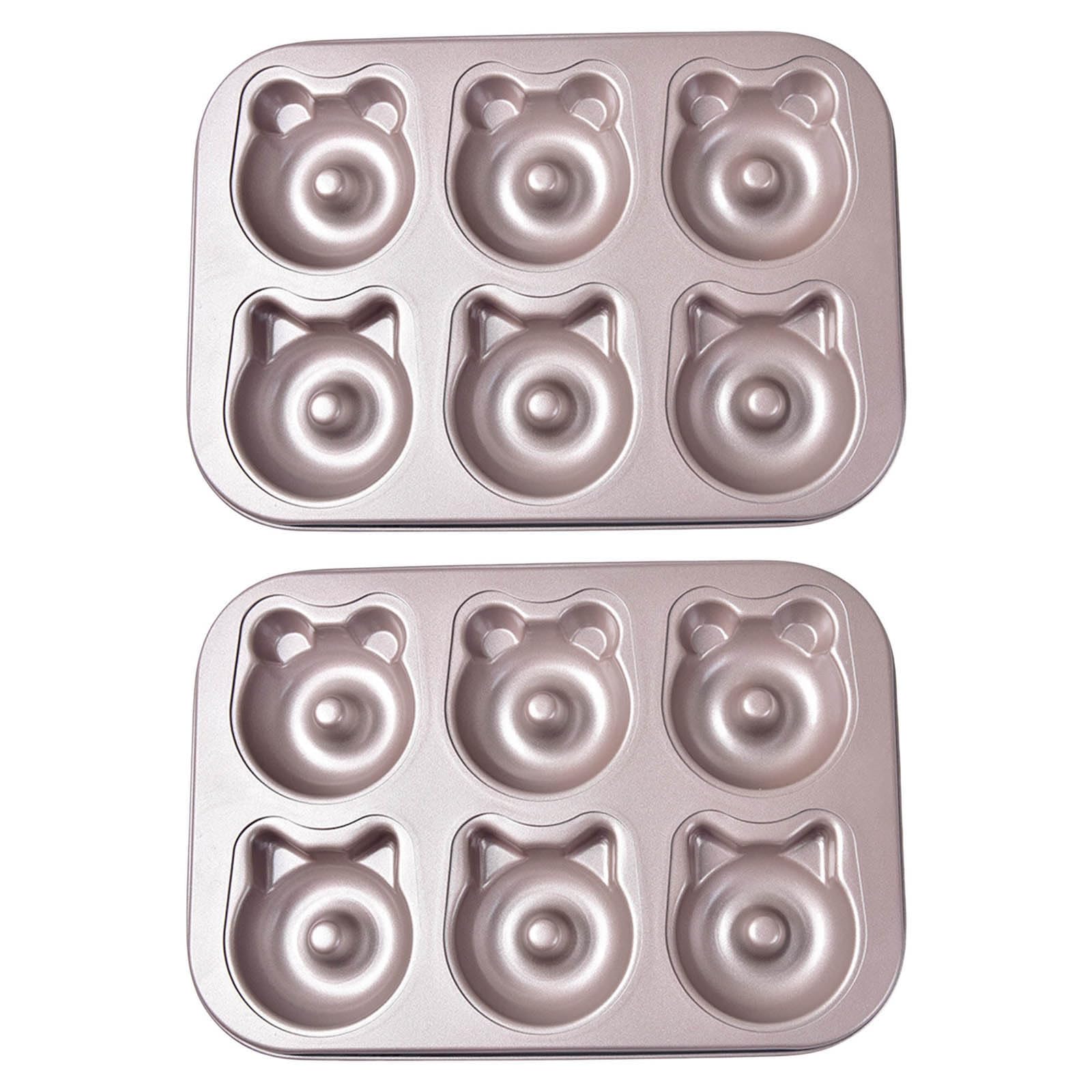 Xinsheinelry 2 Pack Baking Pans Set Nonstick Cake Molds Set Carbon Steel Texture Kitchen Bakewares Baking Molds Suitable for Dessert