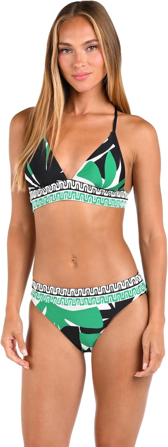 Sunshine 79 Womens Triangle Halter Bikini Swimsuit Top