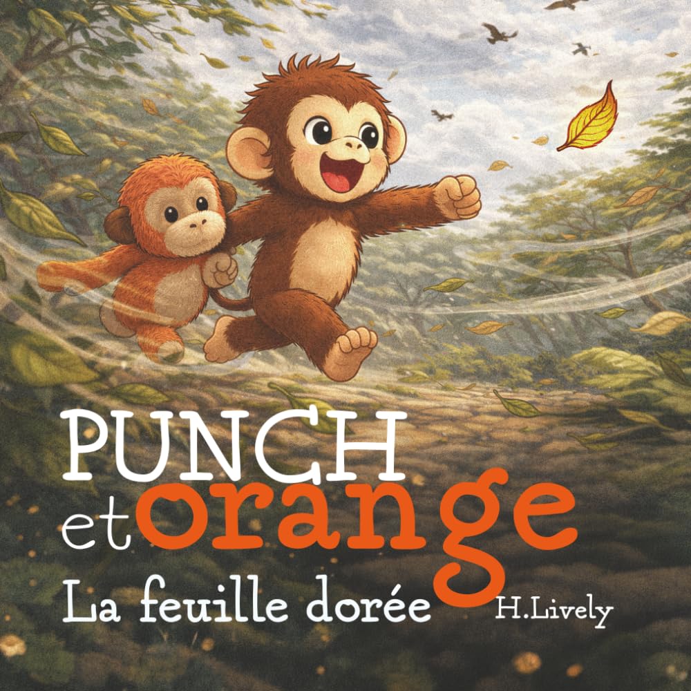 Punch et Orange. La feuille dorée: Une douce histoire du soir sur l’aventure, l’amitié et le chemin vers la maison.