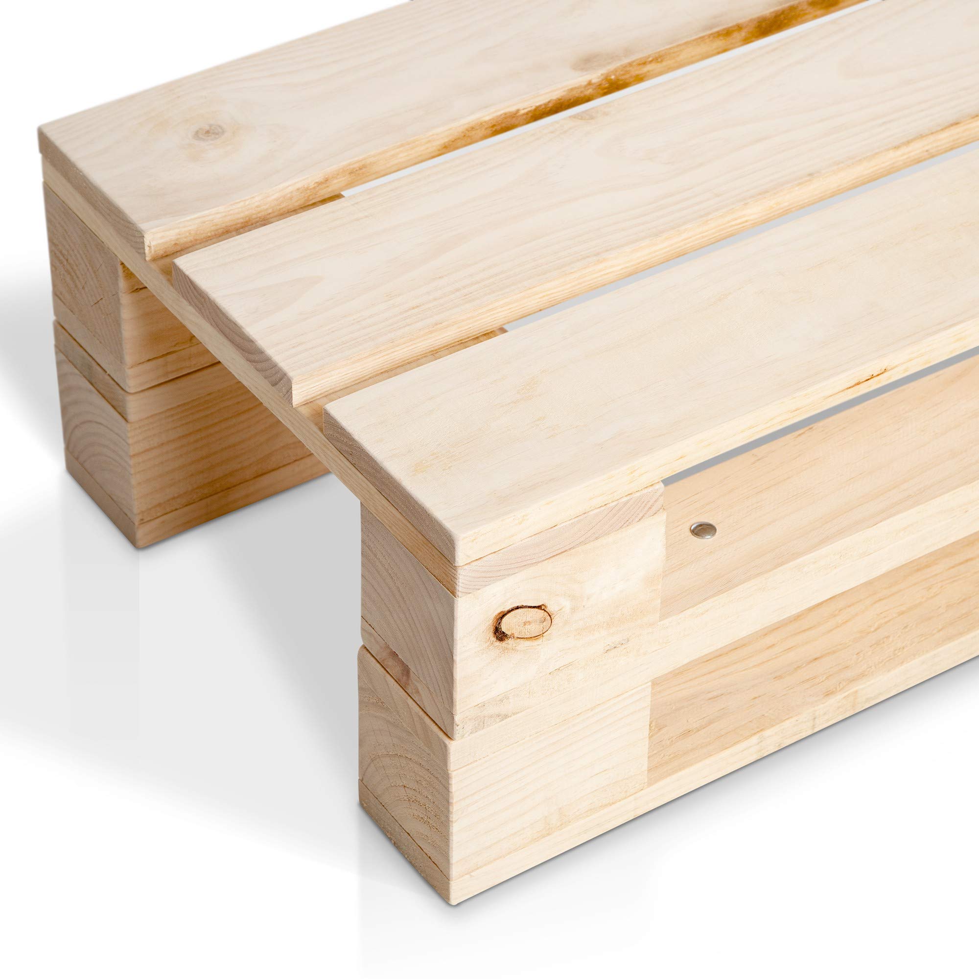 SUENOSZZZ-ESPECIALISTAS DEL DESCANSO Mesa de Jardin de palets Madera. para Conjuntos de Muebles de Jardin, mesita de Centro para Exterior. Palet de Madera