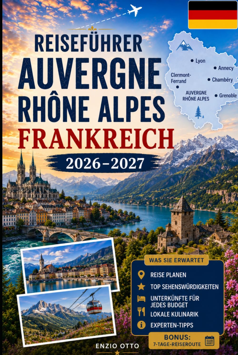 Reiseführer Auvergne Rhône Alpes Frankreich 2026–2027: Entdecken Sie Lyon, Annecy, Chamonix, Grenoble, den Önnesee, die französischen Alpen, charmante ... Paare, Familien und Alleinreisende