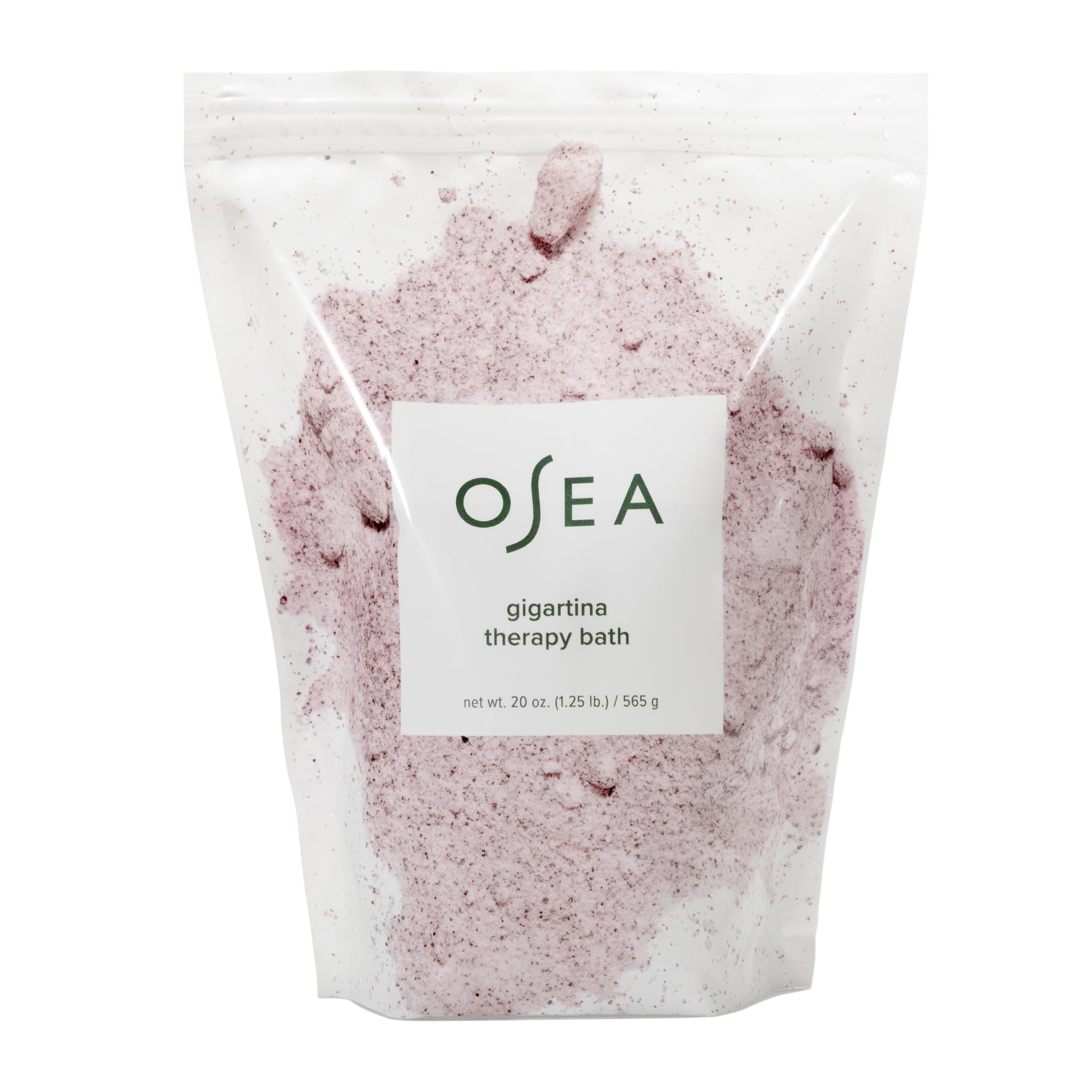OSEA Gigartina Therapy Bath Soak 20 oz - Made with Gigartina - Luxurious Bath Salts for Women - Lavender Scented - Relaxing Bath Gifts - Moisturizing