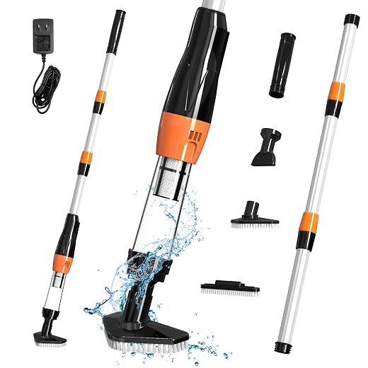 4 in 1 Cordless Rechargeable Small Pool Vacuum spa hot tub