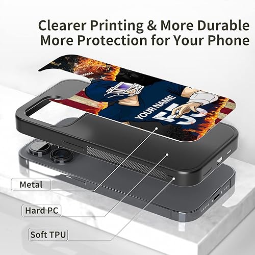 Miniatura 9 de Fundas personalizadas para teléfono de fútbol con diseño de camiseta para hombres y hombres iPhone 7 8 11 12 13 14 Pro Max Plus Mini Xr SE Samsung Z