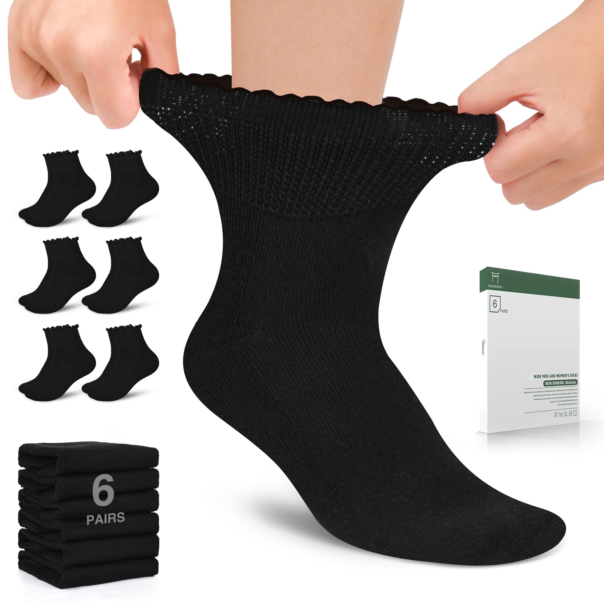 Bulinlulu Women’s Diabetic Socks - diabetes care | Mubboo