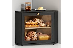 Charming Corner Bread Box: A Delightful Abode for Your Homemade Masterpieces