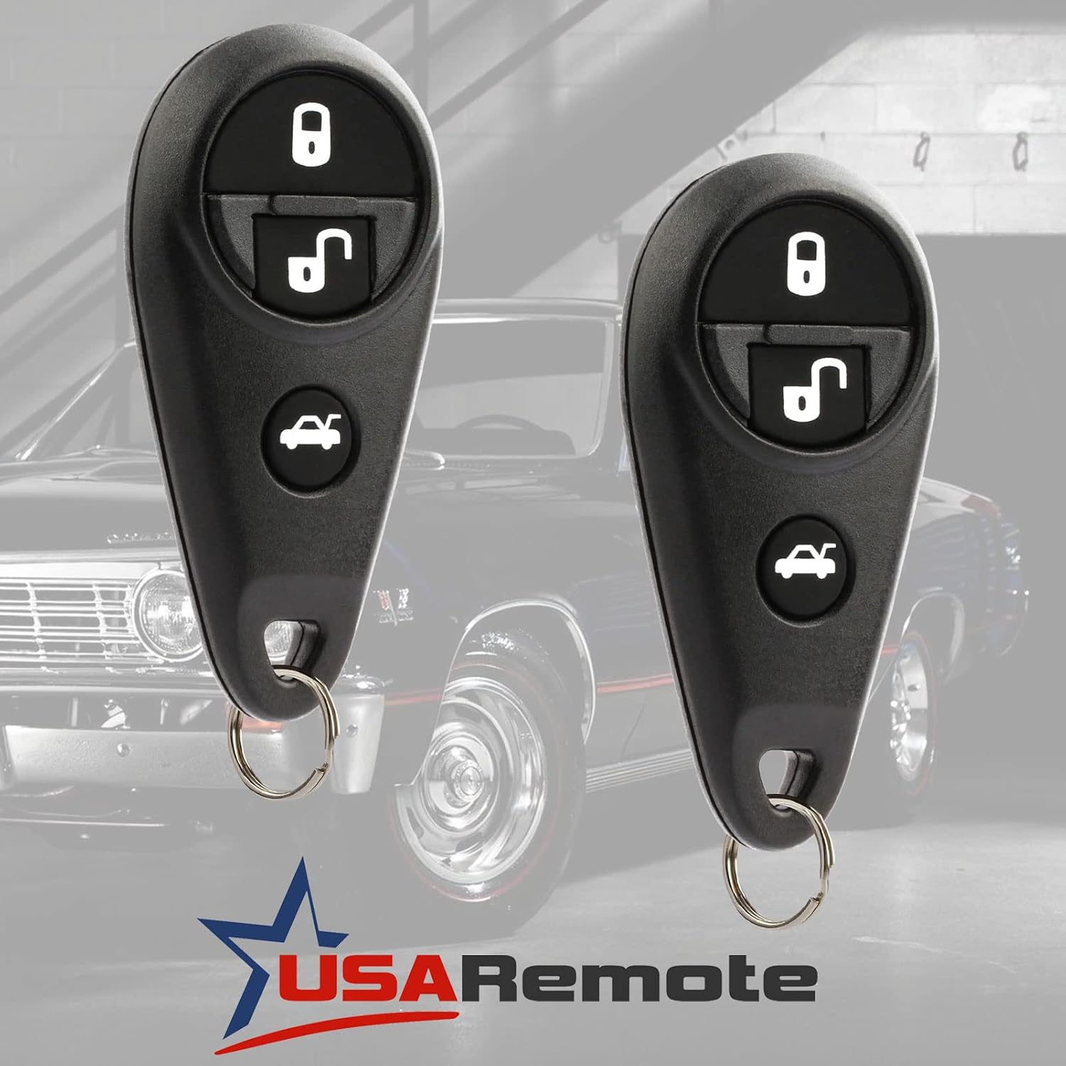Key Fob fits Subaru Forester Impreza Legacy Outback Keyless Entry Remote (NHVWB1U711), Set of 2
